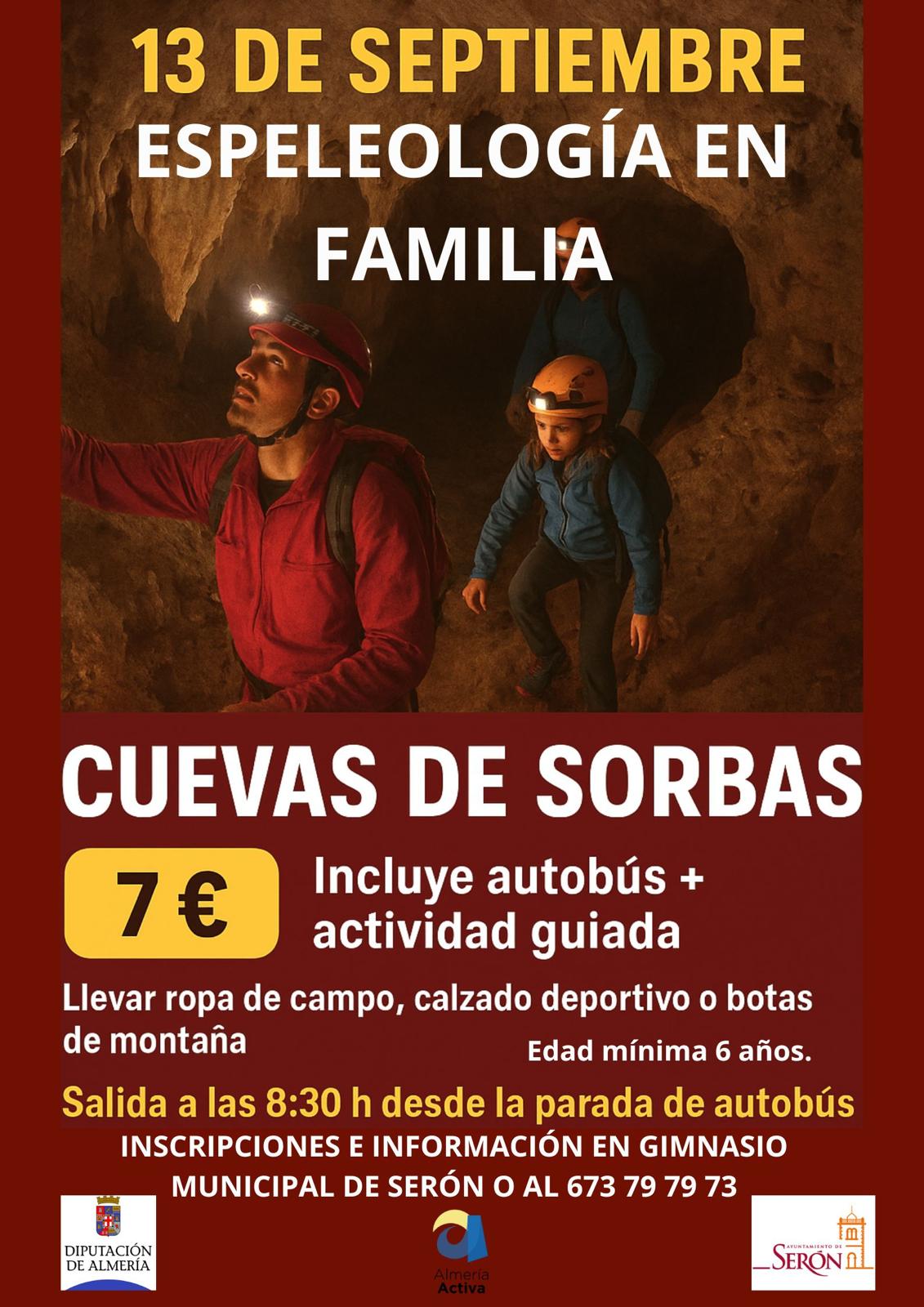 ESPELEOLOGÍA EN FAMILIA